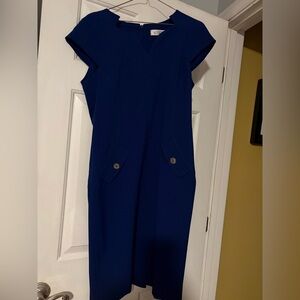 Kasper royal blue dress. Size 8. Never worn